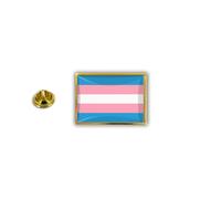 Pins Pin Badge Pin's Metal Epoxy Drapeau Arc En Ciel Rainbow Transgenre