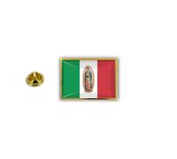 Pins Pin Badge Pin's Metal Epoxy Drapeau Lady Guadalupe Mexique