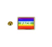 Pins Pin Badge Pin's Metal Epoxy Drapeau Peace And Love Arc En Ciel Pace