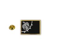 Pins Pin Badge Pin's Metal Epoxy Drapeau Raven Vinland Viking Odin R2