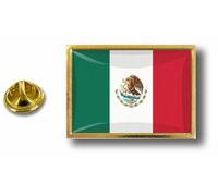 Pins Pin Badge Pin's Metal Epoxy Pince Papillon Drapeau Mexique Mexicain