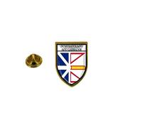 Pins Pin Badge Pin's Souvenir Drapeau Pays Blason Canada Terres Neuves Labrador