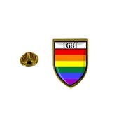 Pins Pin Badge Pin's Souvenir Ville Drapeau Pays Blason Arc En Ciel Rainbow