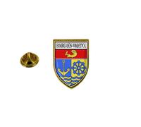 Pins Pin Badge Pin's Souvenir Ville Drapeau Pays Blason Bourg Les Valence