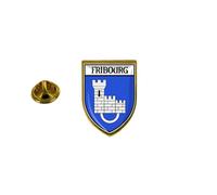 Pins Pin Badge Pin's Souvenir Ville Drapeau Pays Blason Ecusson Fribourg Suisse