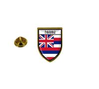 Pins Pin Badge Pin's Souvenir Ville Drapeau Pays Blason Etats Usa Hawaii