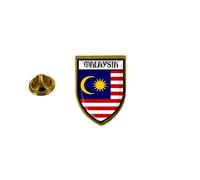 Pins Pin Badge Pin's Souvenir Ville Drapeau Pays Blason Malaisie Malaysien