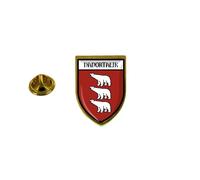 Pins Pin Badge Pin's Souvenir Ville Drapeau Pays Blason Nanortalik Groenland