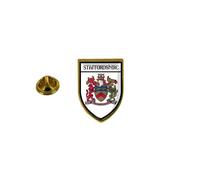 Pins Pin Badge Pin's Souvenir Ville Drapeau Pays Blason Staffordshire R3