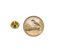 Pins pin's badge broche oiseau Fauvette à tête noire Sylvia atricapilla