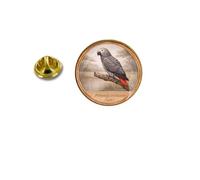 Pins pin's badge broche oiseau Perroquet gris du Gabon Psittacus erithacus