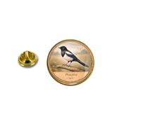 Pins pin's badge broche oiseau Pie bavarde Pica pica