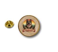 Pins pin's badge rond chien berger allemand