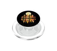 Pins, Pleine Lune d'automne, Saison automnale, forêt PopSockets PopGrip pour MagSafe