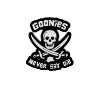 Pins Pop Culture 80 - GOONIES - Never Say Die - Pirates - Epinglette Broche Vintage pour Accessoires Vetement Sac Chaussure