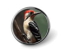 Pin's rond en métal personnalisé en forme de pic - Pour vêtements, sacs, chapeaux, décorations de fête - Accessoires pour homme et femme