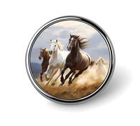 Pin's rond en métal personnalisé pour vêtements, sacs, chapeau, décoration de fête, accessoires pour homme et femme