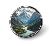 Pin's rond en métal personnalisé pour vêtements, sacs, chapeaux, broche, décoration de fête, accessoires pour homme et femme