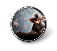 Pin's rond en métal personnalisé pour vêtements, sacs, chapeaux, broche, décoration de fête, accessoires pour homme et femme