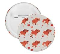 Pin's rond en métal pour sac à dos, broche légère pour chemise, veste, châle, manteau unisexe, 20PCS, Fer blanc, épingles rondes en métal