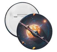 Pin's rond en métal pour sac à dos, broche légère pour chemise, veste, châle, manteau unisexe, 20PCS, Fer blanc, épingles rondes en métal
