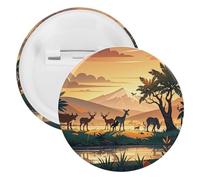 Pin's rond en métal pour sac à dos - Tendance - Pour chemises, vestes, châles, manteaux - Unisexe, 12PCS, Fer blanc, épingles rondes en métal