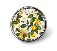 Pin's rond libellule vert foncé - Badge léger en alliage d'aluminium de 2,5 cm pour chemises, vestes et cadeaux