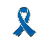 Pin's Ruban Bleu - Cancer Prostate Et Colon - Engagés - qualité de finition - Epingle - Broche - Badge - PINS ENGAGES RUBAN