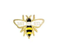 Pin's Save The Bees, Sauvez Les Abeilles - Animaux - qualité de finition - Epingle - Broche - Badge - PINS ANIMAUX et NATURE