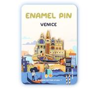 Pin's souvenir en émail - Venise Édition collector Durable et élégante pour sacs à dos, vestes, chapeaux et accessoires