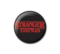 Pin's Stranger Things - Logo Officiel Rouge