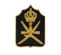 Pin's Sultan of Oman Armed Forces (SOAF), taille unique, Métal