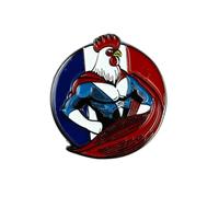 Pin's Super Coq! - Animaux - qualité de finition - Epingle - Broche - Badge - PINS PATRIOTES FRANCE