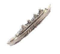 Pin's Titanic en étain fin avec pochette cadeau