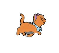 Pins Toulouse des Aristochats, Disney, Chat Marron Orange, Aristocats, Dessin Animé Classique Vintage, Epinglette Accessoire Sacs Vetements 2.3 x 2.7 cm