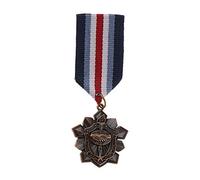 Pin's vintage unisexe avec médaille militaire militaire Badges Étoile Bijoux Style 5, 85 mm, Plastique, comme description