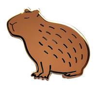 Pinsanity Jolie broche en émail Capybara, 1.5 Inch, Émail, Sans pierre précieuse