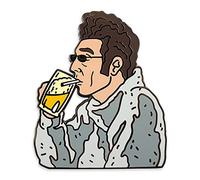 Pinsanity Kramer 'Here's To Feeling Good All The Time' Funny Enamel Lapel Pin