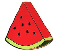 Pinsanity Pin's en émail en forme de tranche de pastèque, 1.25 inch, Émail, Sans pierre précieuse