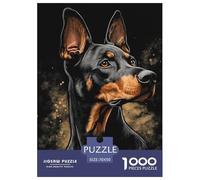 Pinscher Miniature Puzzles De 1000 Pieces pour Toute La Famille Classiques pour Jeux Et Activités Familiales Stimulantes, Art Adultes Enfants 70x50cm/1000pcs