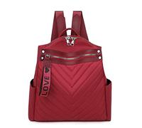 pinsheng Backpack_Oxford Cloth Korean Joker Fashion Ladies Canvas, Mm512 Red, 24 inch