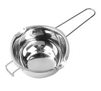 Pinsheng Bol pour Bain Marie en Acier Inoxydable, Pot de fusion en acier inoxydable avec poignée résistante à la Chaleur, bol de fusion pour chocolat fromage sucre beurre fromage caramel bougies
