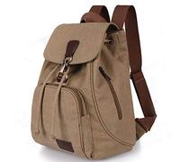pinsheng Coréen Rétro Sac À Dos Transfrontalier Commerce Extérieur Toile Sac Marée Fille Rétro Casual Marée Mode Étudiant, Kaki