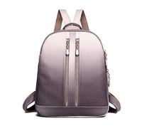 pinsheng Mode Sacs À La Mode Femmes Grande Capacité Voyage Sac À Dos Collège Vent Étudiant Sac D'École Gradient Violet