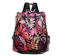 pinsheng Sac À Dos _ Sac À Dos Version Coréenne Féminine De La Marée Simple Petit Sac À Dos D'Étudiant De Premier Cycle du Secondaire , Plante Rose Yx654