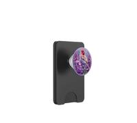 Pinson Violet sur Fleur Lilas Violet PopSockets PopWallet pour MagSafe