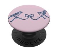 Pinsons Observant Les Oiseaux, Cadeau pour Les Amateurs d'oiseaux et Les Oiseaux PopSockets PopGrip Adhésif