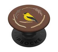 Pinsons Observant Les Oiseaux, Cadeau pour Les Amateurs d'oiseaux et Les Oiseaux PopSockets PopGrip Adhésif
