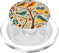 Pinsons Observant Les Oiseaux, Cadeau pour Les Amateurs d'oiseaux et Les Oiseaux PopSockets PopGrip pour MagSafe