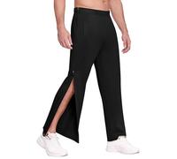 PINSPARK Pantalon Intégré Fermeture Éclair Hommes Noir Total S